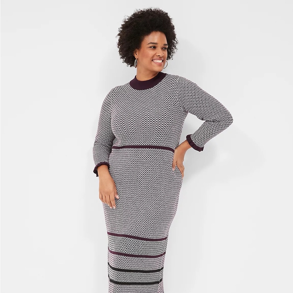 This sweater dress 👗 you didn’t know you needed 💜